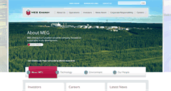 Desktop Screenshot of megenergy.com